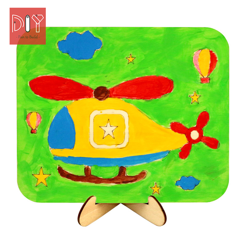 Tranh tô gỗ 15 x 17.5 cm có đế để bàn