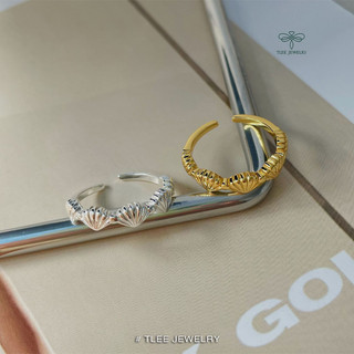 Nhẫn bạc nữ TLEE, nhẫn vỏ sò cá tính TLEE JEWELRY