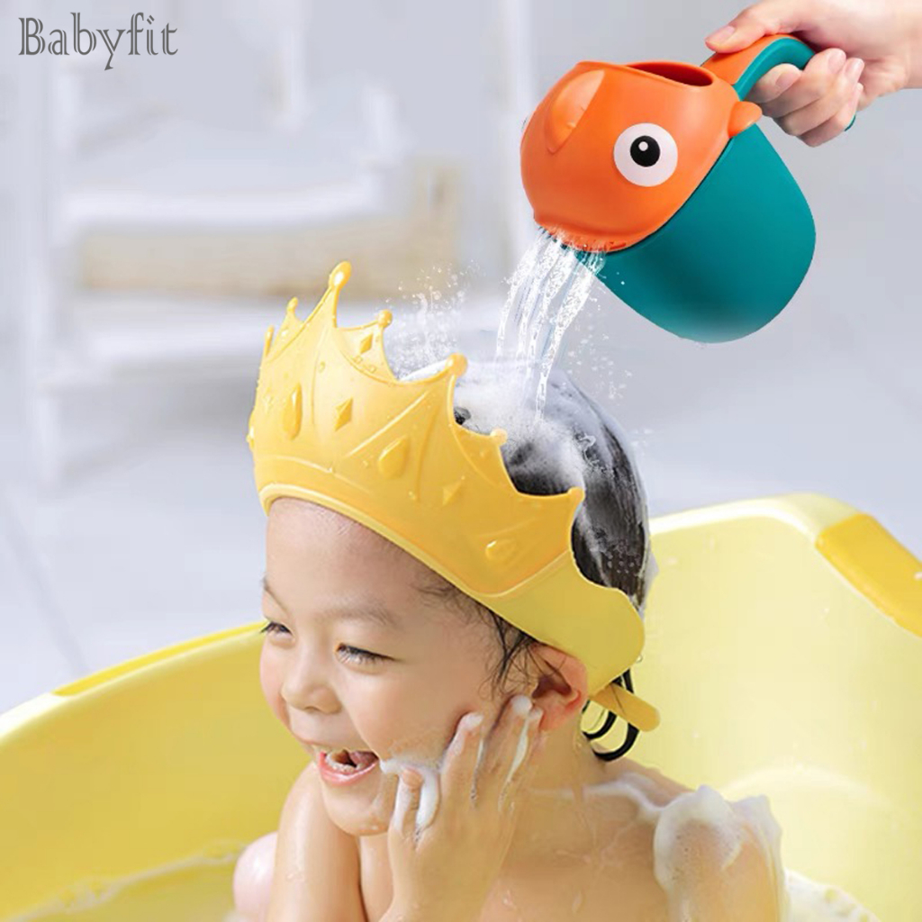 Mũ gội đầu cho bé, mũ tắm chắn nước cho bé 0-6 tuổi, có thể điều chỉnh vòng đầu - SC02
