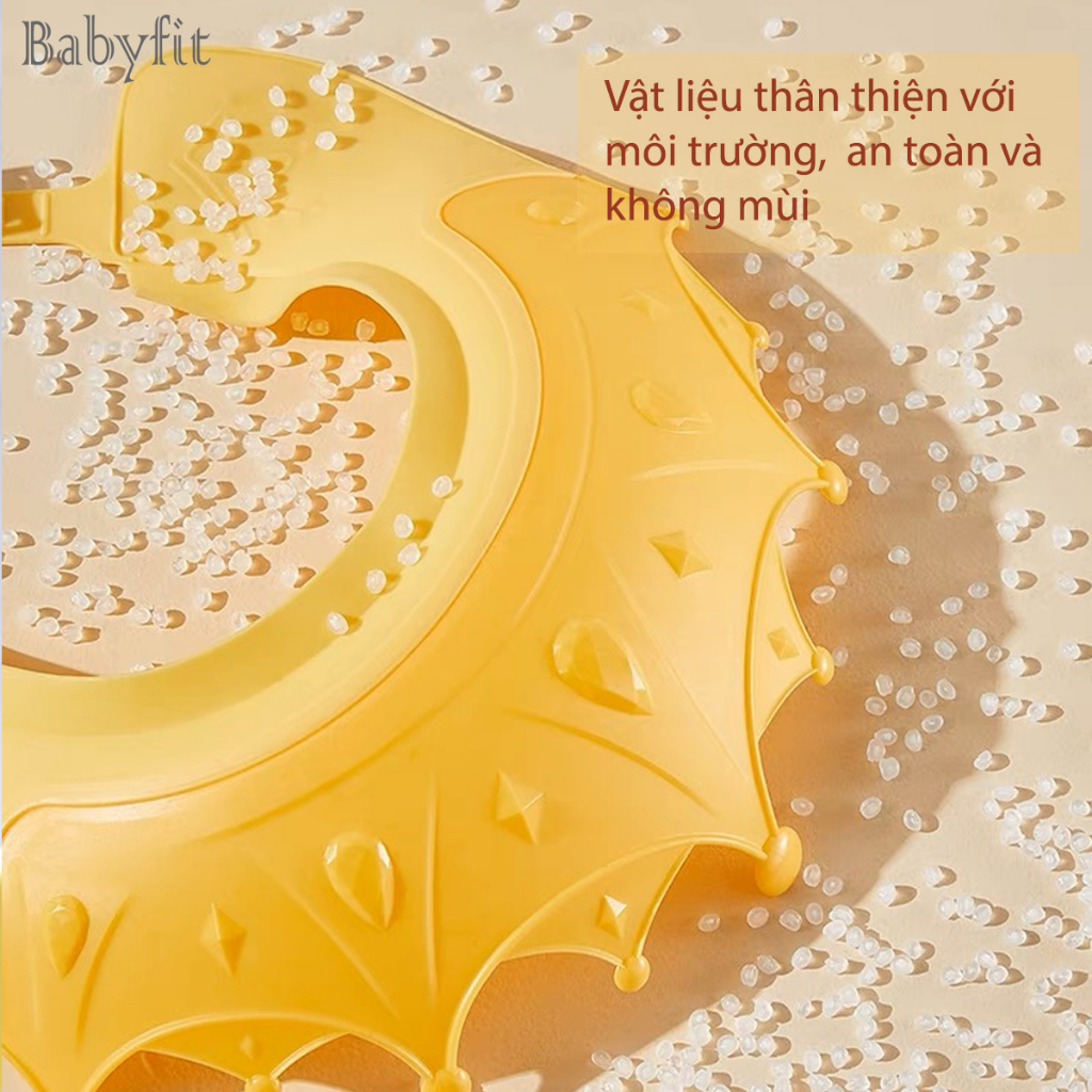 Mũ gội đầu cho bé, mũ tắm chắn nước cho bé 0-6 tuổi, có thể điều chỉnh vòng đầu - SC02