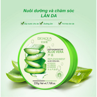 Gel Nha Đam Tinh Chất 92% Đa Năng Dưỡng Toàn Thân BIOAQUA(Xanh Lá)NO.BQY79676