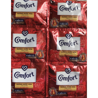 Nước xả Comfor dây 10 gói (các màu) date mới