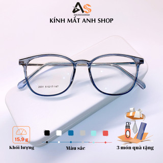 Kính tròn thời trang nhựa dẻo kiểu dáng thời trang bắt kịp xu hướng nhiều màu sắc 2031A