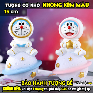 Tượng tô màu, DOREMON PHI HÀNH GIA 2 MẪU, size XL, thạch cao trắng (Không kèm màu), luyện vẽ, decor