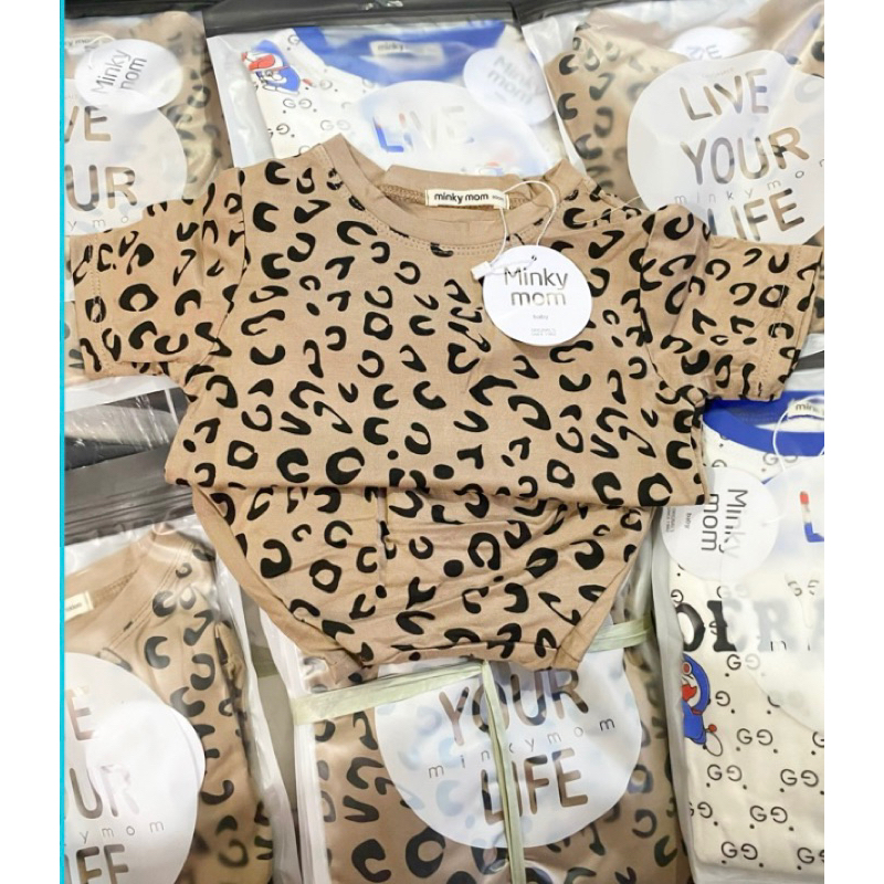 Bộ ngắn tay quần chip siêu mát cho bé sơ sinh -14 kí