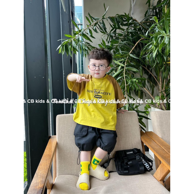 set bộ quần kaki túi hộp cho bé trai 10-30kg