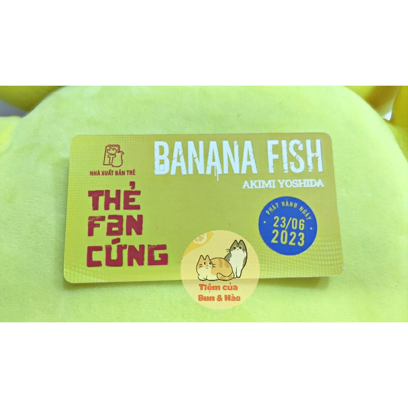 Thẻ Fan Cứng Banana Fish - Comic Fes