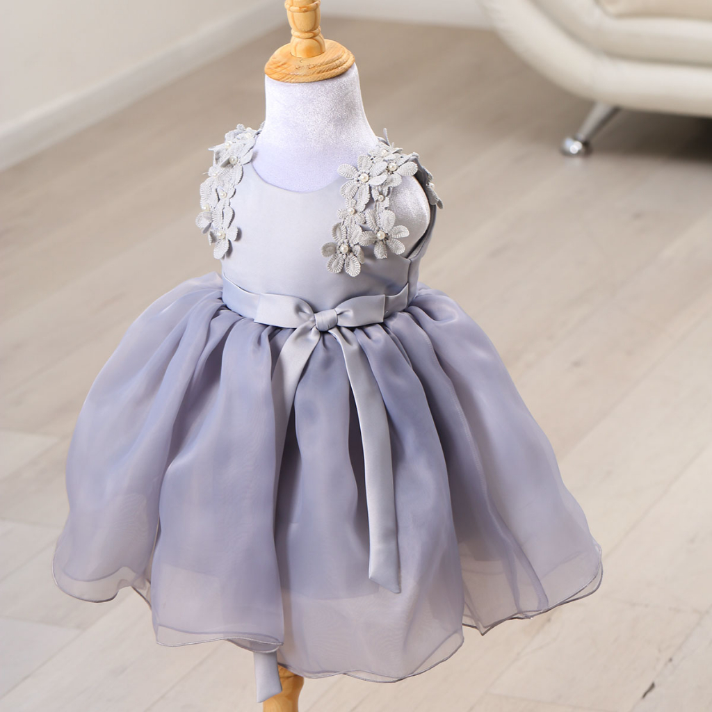 Váy công chúa cho bé gái 8kg đến 40kg YOYOKIDS chất liệu vải tafta kèm voan Nhật thiết kế bồng bềnh sang chảnh đáng yêu