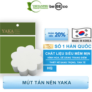Mút tán nền trang điểm hình bông hoa Yaka Hàn Quốc Beauty Flower Sponge