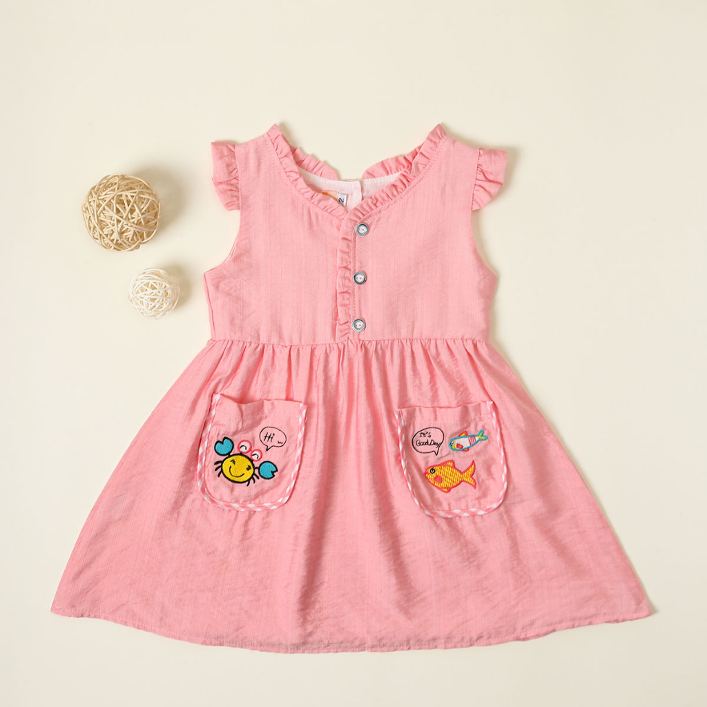 Váy hè cho bé gái 8kg đến 40kg YOYOKIDS, kiểu dáng babydoll thiết kế cánh tiên may 2 lớp thấm hút mồ hôi cho bé