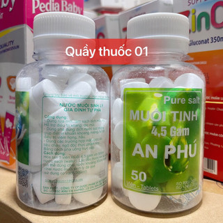 Muối viên tinh khiết pha súc miệng 50 viên