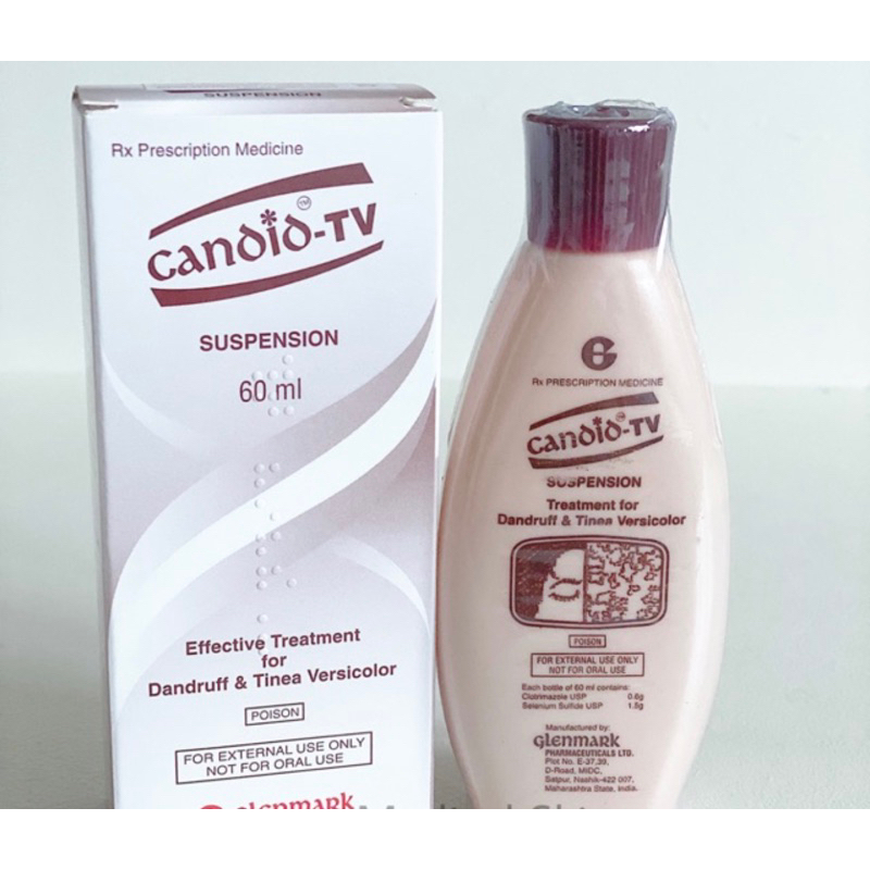 Candid TV 60ml giúp làm sạch gàu, dầu gội