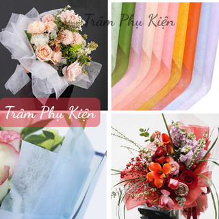 [Tập 50tờ] Giấy mếch lụa gói hoa (Loại 1)
