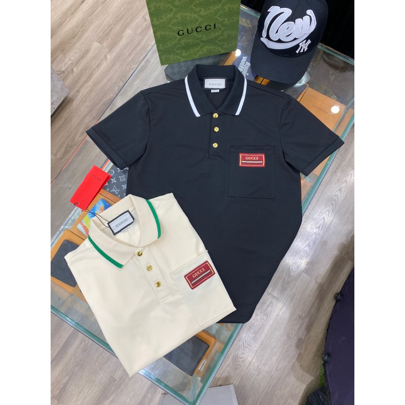 áo polo gc cúc vàng thời trang hot trend ss2023 - hàng thời trang cao cấp