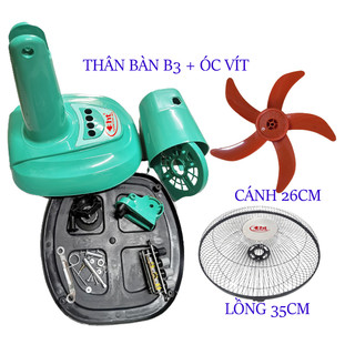 Thân nhựa quạt bàn b3