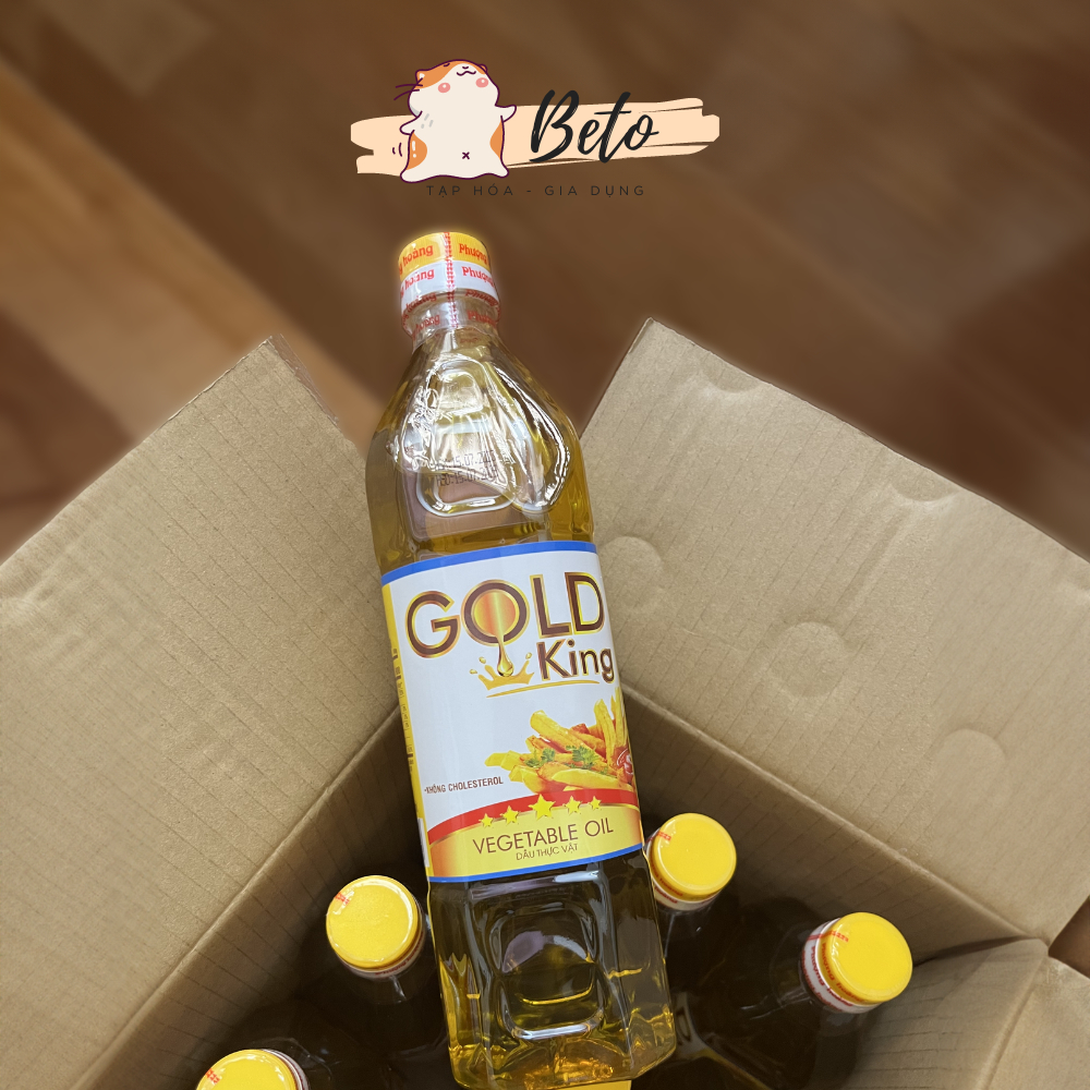 Dầu ăn Gold King 900ml