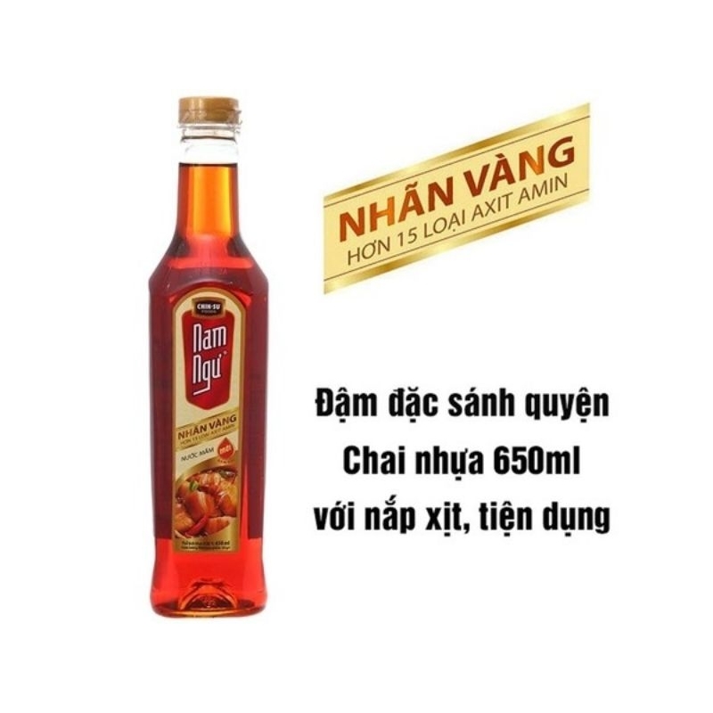 Nước mắm nam ngư nhãn vàng 650ml