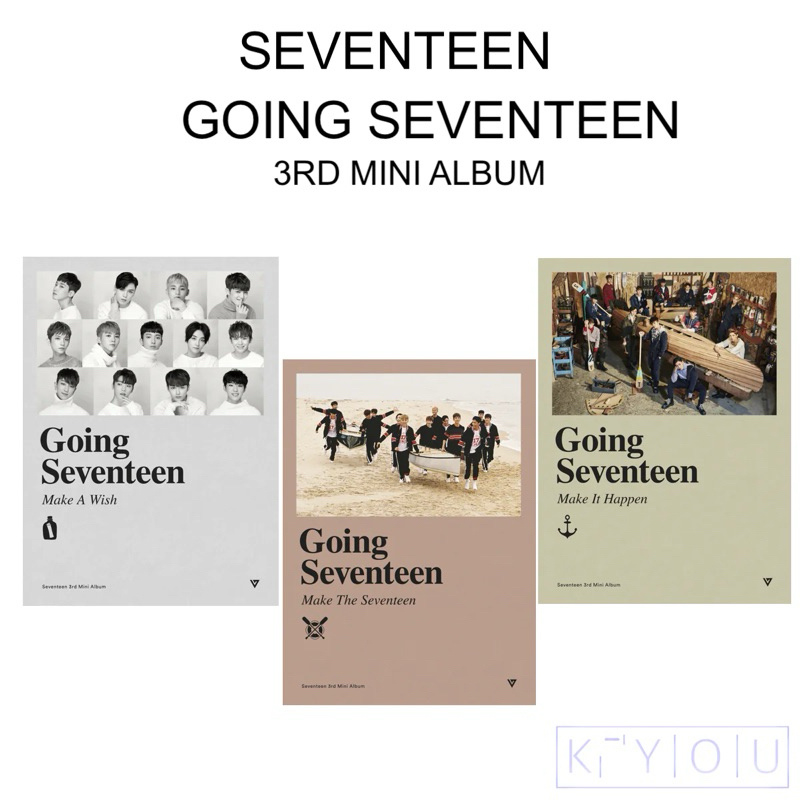 Album Going Seventeen chọn ver của SEVENTEEN mới nguyên seal tái bản