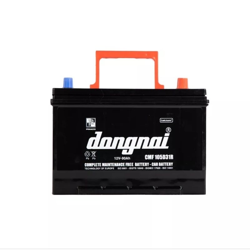 Bình ắc quy 12v khô miễn bảo dưỡng đồng nai CMF 105D31R - 90ah