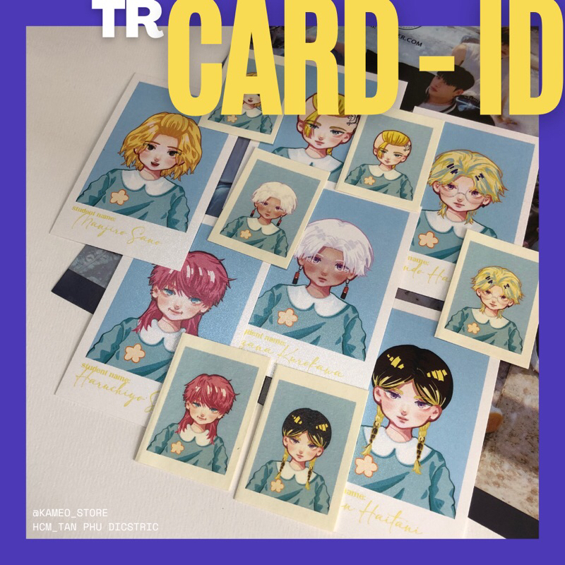 SET ẢNH THẺ VÀ ID CARD TOKYO REVENGERS