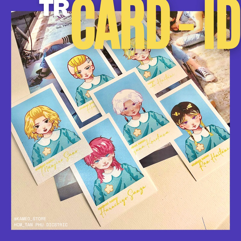 SET ẢNH THẺ VÀ ID CARD TOKYO REVENGERS