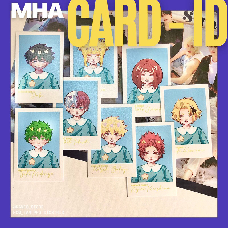 SET ẢNH THẺ VÀ ID CARD MHA ARTITS