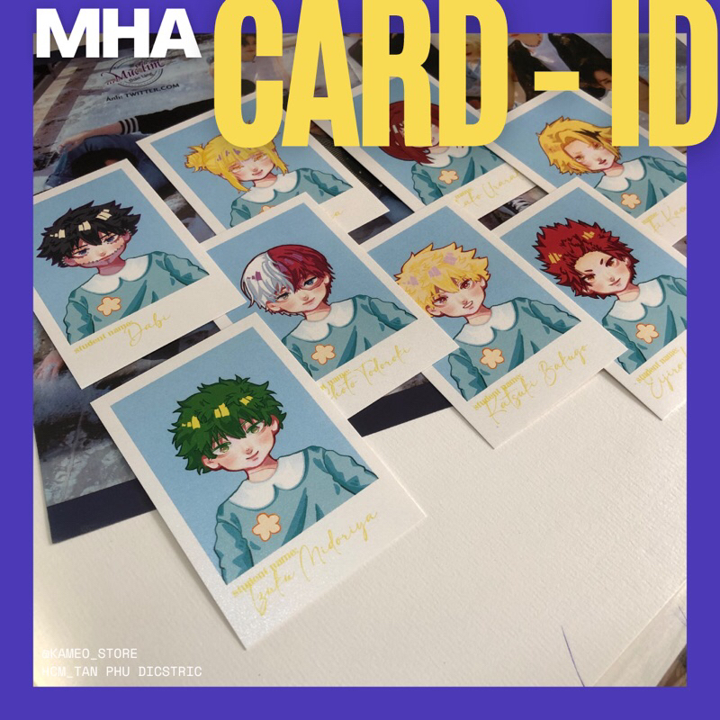SET ẢNH THẺ VÀ ID CARD MHA ARTITS