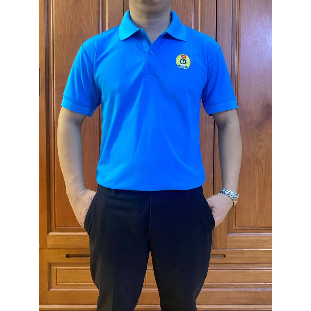 Áo thun Công Đoàn, Áo Công Đoàn thun vải Cá sấu Thái, may kỹ, form đẹp