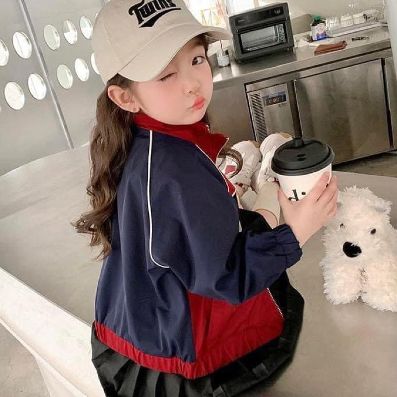 Áo khoác gió 2 lớp cho bé trai bé gái CHỐNG NƯỚC mẫu mới 2023