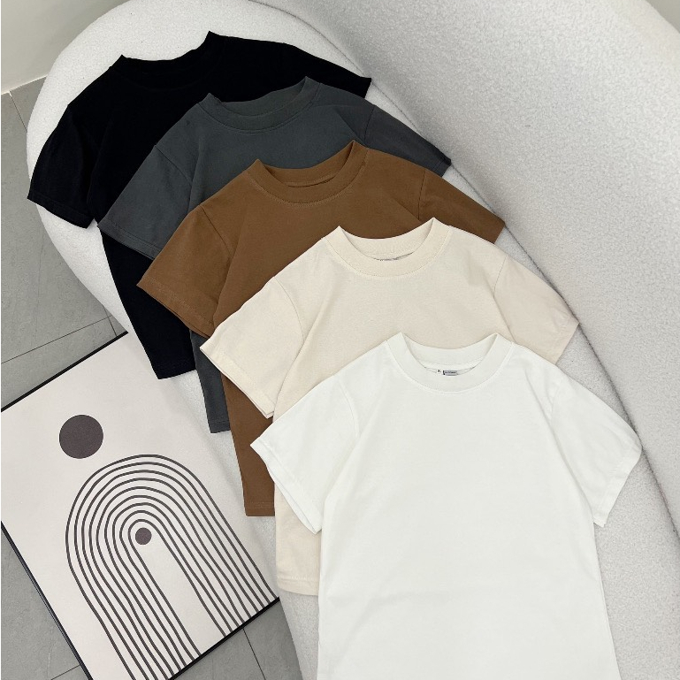 Áo thun Babytee Basic Cotton 100% thoáng mát form chuẩn