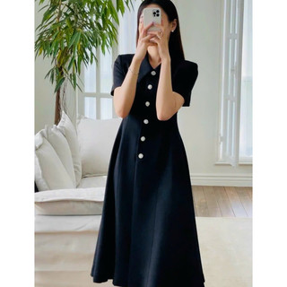 Đầm sơ mi nút ngọc 3 màu (kèm hình thật)