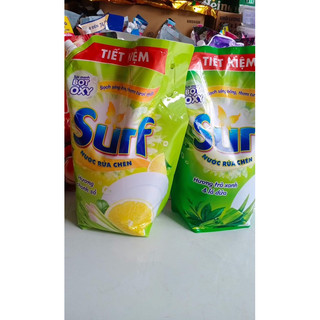 Nước rửa chén surf túi 3kg5 hương tắc và hương xã chanh