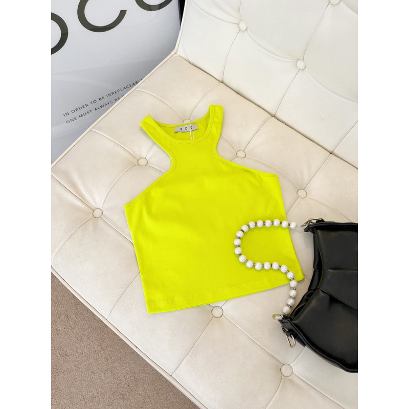 Áo Ba Lỗ Croptop Cách Điệu Nhiều Màu Trẻ Trung