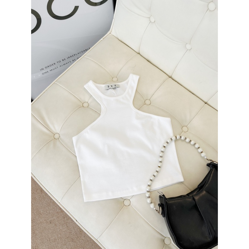 Áo Ba Lỗ Croptop Cách Điệu Nhiều Màu Trẻ Trung