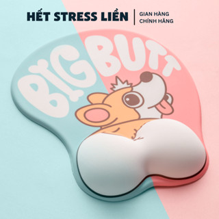 【HOT Lót Chuột Hết Stress Liền 3D Silicon Đệm Lót Cổ Tay Chống Trơn Trượt