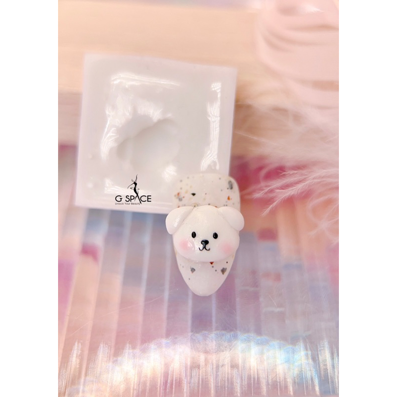 Khuôn silicon charm thú/hoạt hình nail