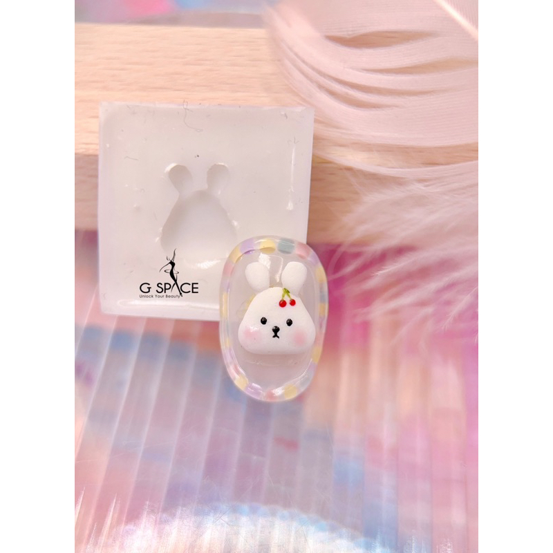 Khuôn silicon charm thú/hoạt hình nail