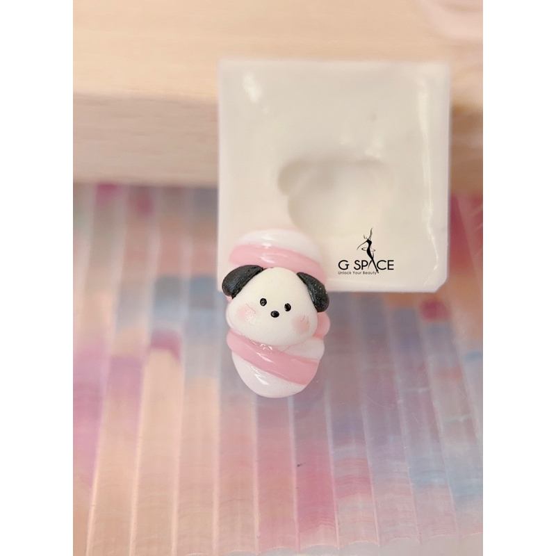 Khuôn silicon charm thú/hoạt hình nail