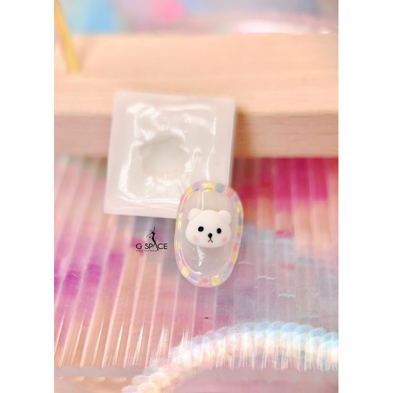 Khuôn silicon charm thú/hoạt hình nail