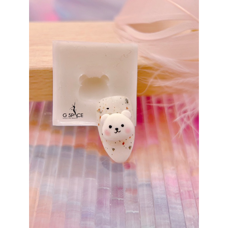Khuôn silicon charm thú/hoạt hình nail