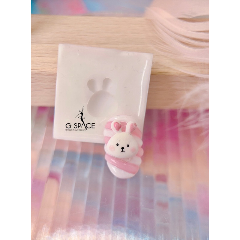 Khuôn silicon charm thú/hoạt hình nail