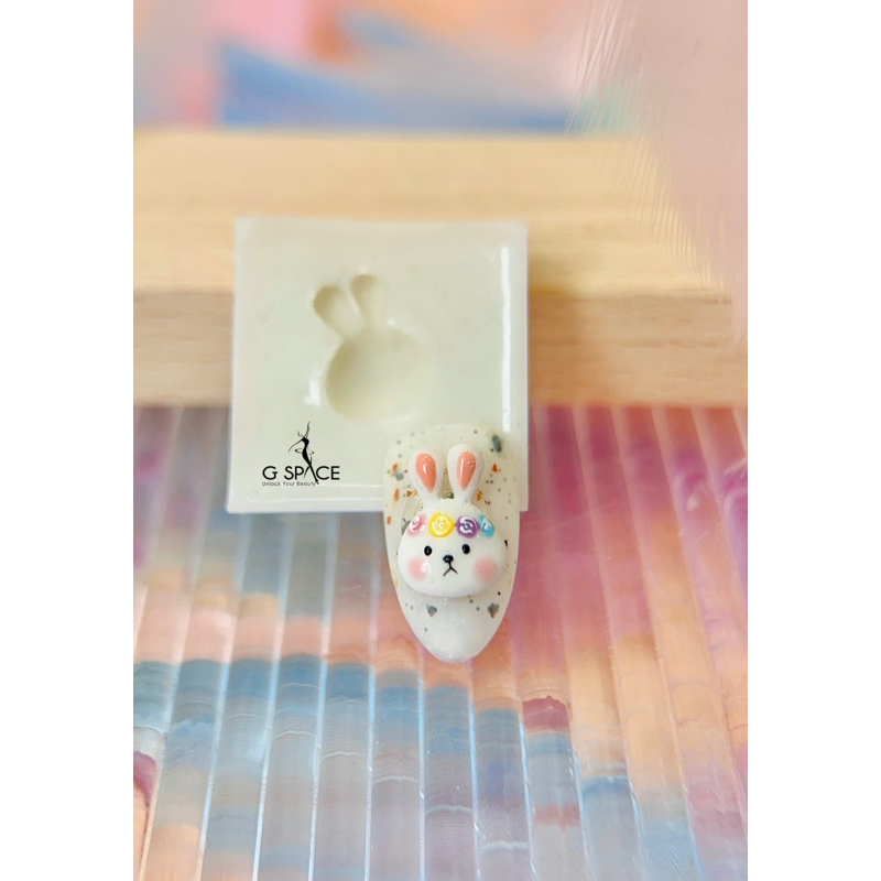 Khuôn silicon charm thú/hoạt hình nail