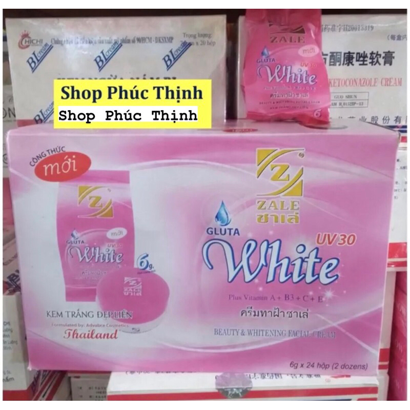 Kem white Hồng trắng da mặt hủ 6gram