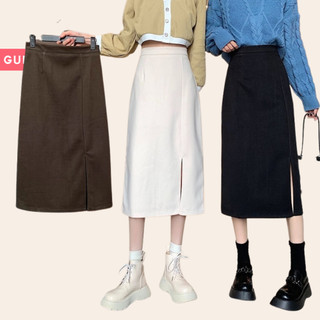 Chân váy tuyết mưa gudlook chữ a công sở dáng dài midi