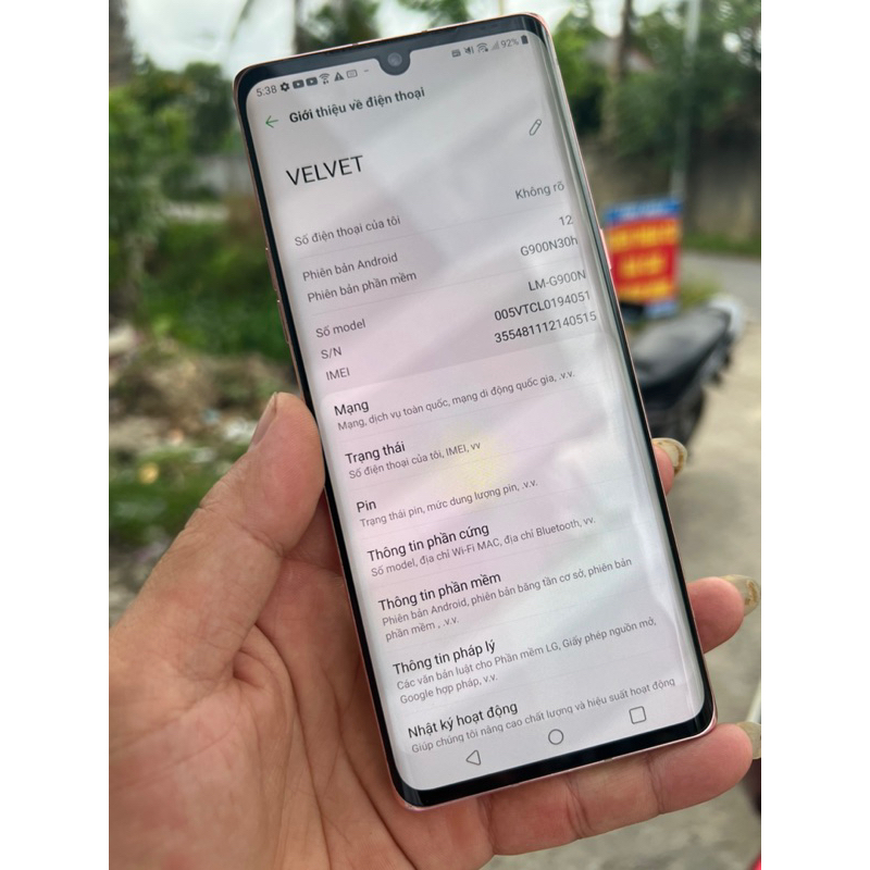 Điện thoại lg venved giá giẻ