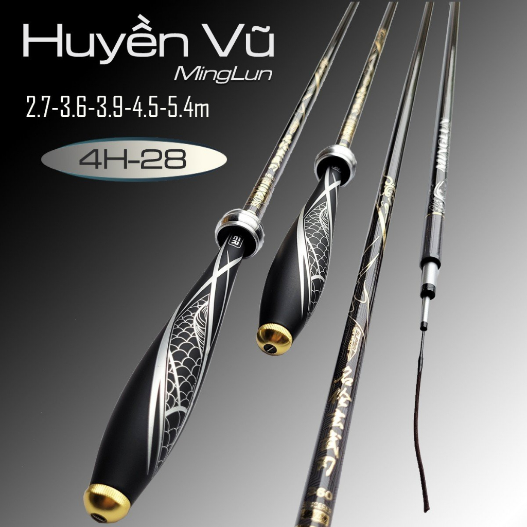 Cần Câu Đơn Đài Huyền Vũ 4H tải tĩnh 1.5kg,Cần câu tay huyền vũ 4h -Đồ Câu Quyền Trang