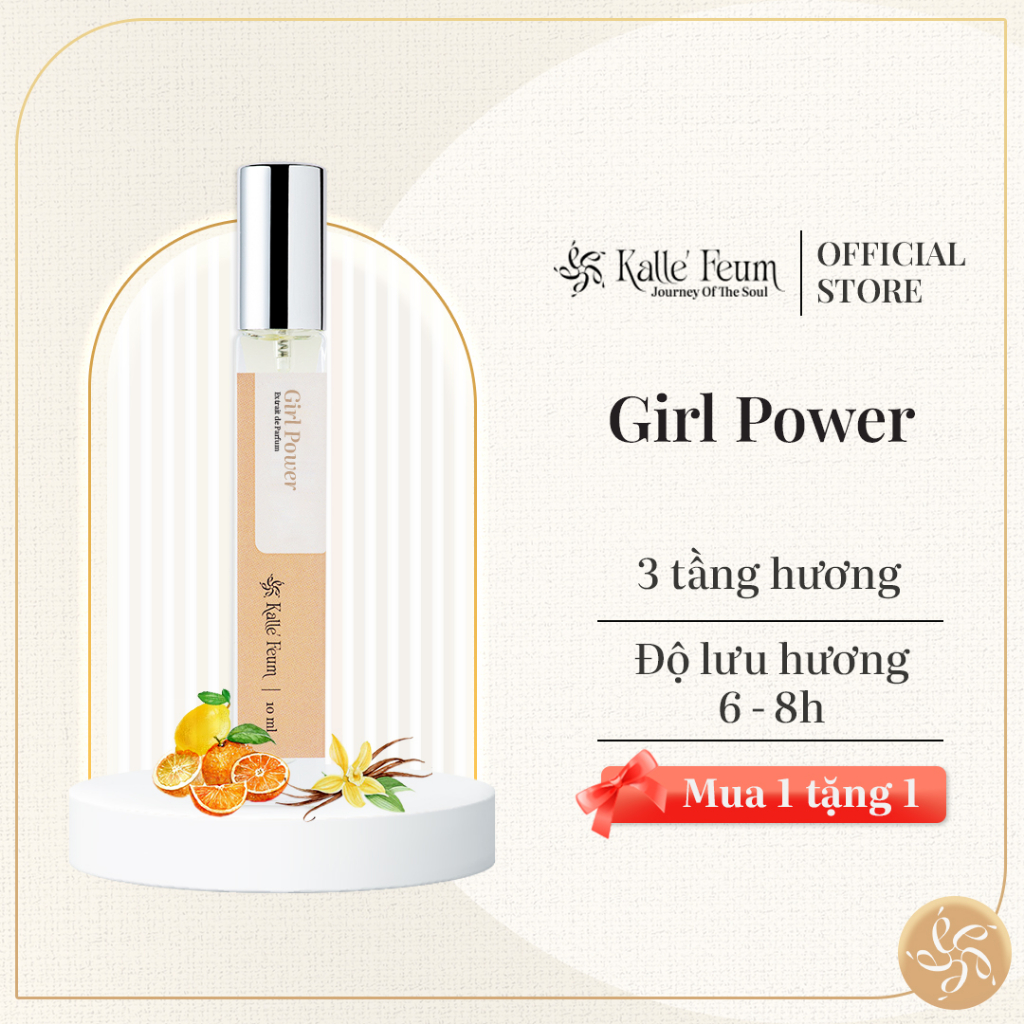 Nước Hoa Nữ GIRL POWER Ngọt Ngào Dạng Xịt 10ml | Kalle' Feum