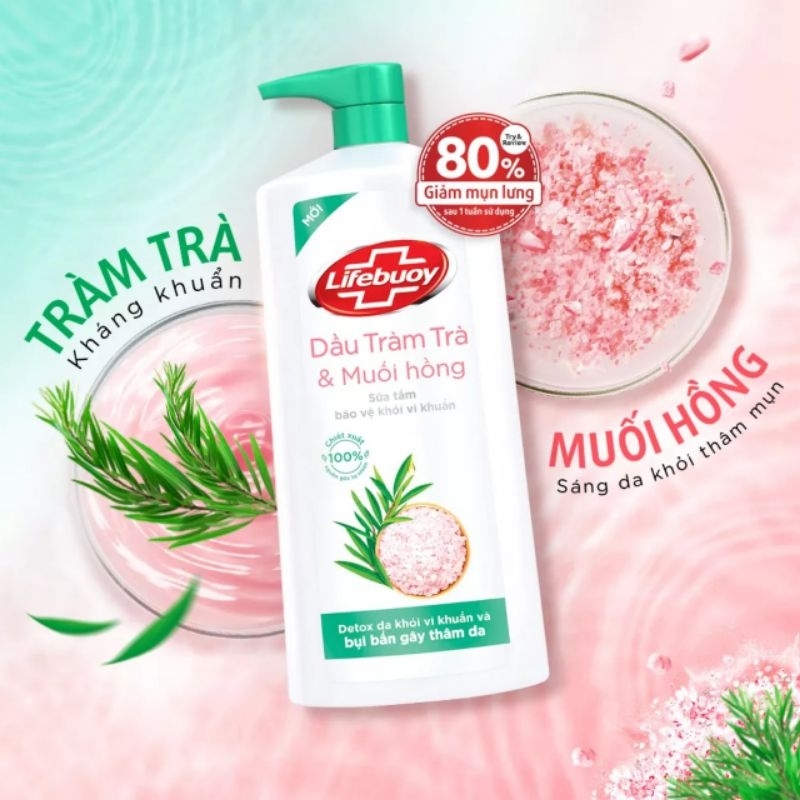 Sữa tắm Lifebuoy DETOX Thiên Nhiên 800g