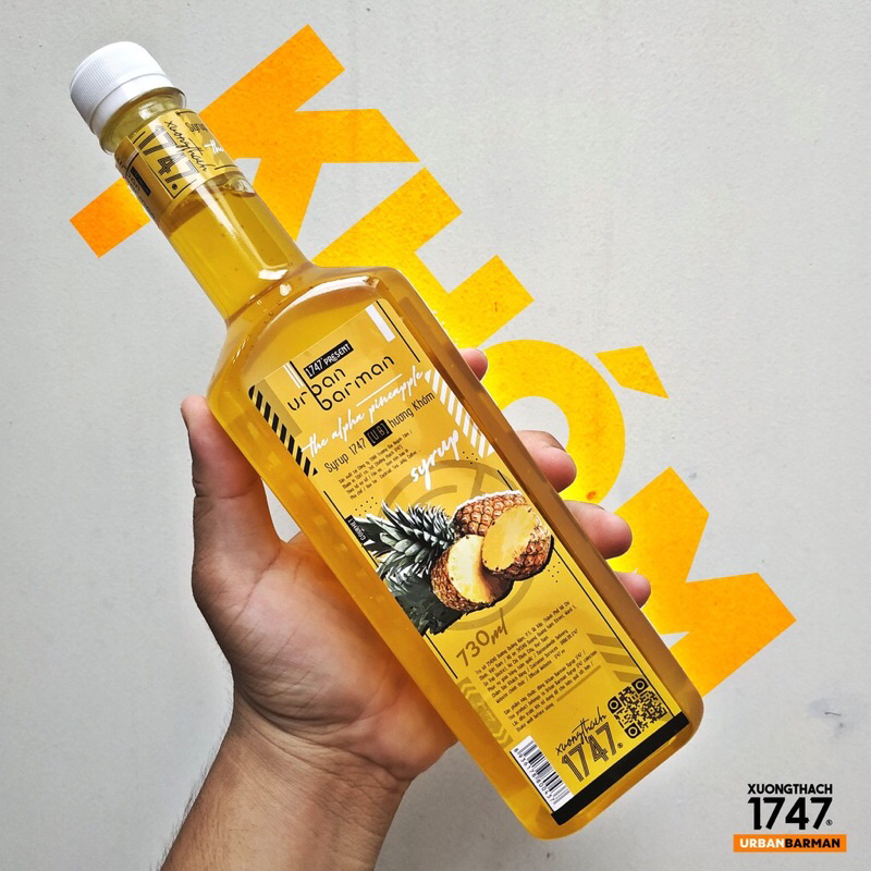Syrup Thơm  Urban Barman chai 730ml