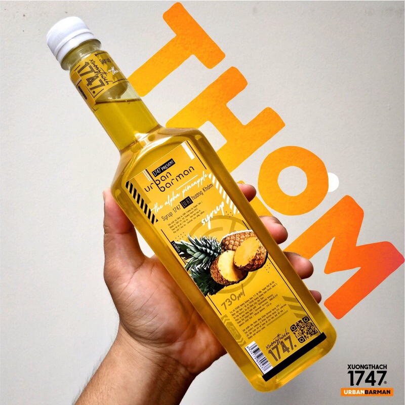 Syrup Thơm  Urban Barman chai 730ml